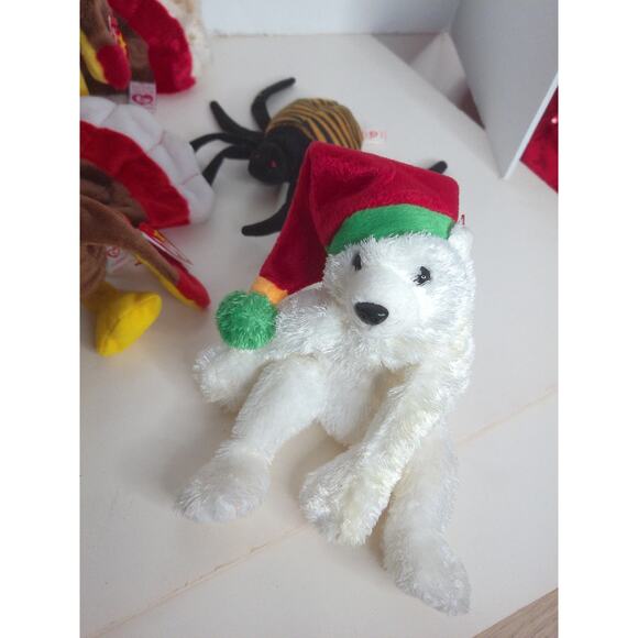 Vintage Holiday Beanie Babies Halloween Fall Thanksgiving Christmas Set of 6 - Picture 8 of 10